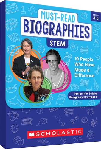 Must-Read Biographies: STEM: Knowledge-Building Stories of 10 People Who Have Made a Difference book cover