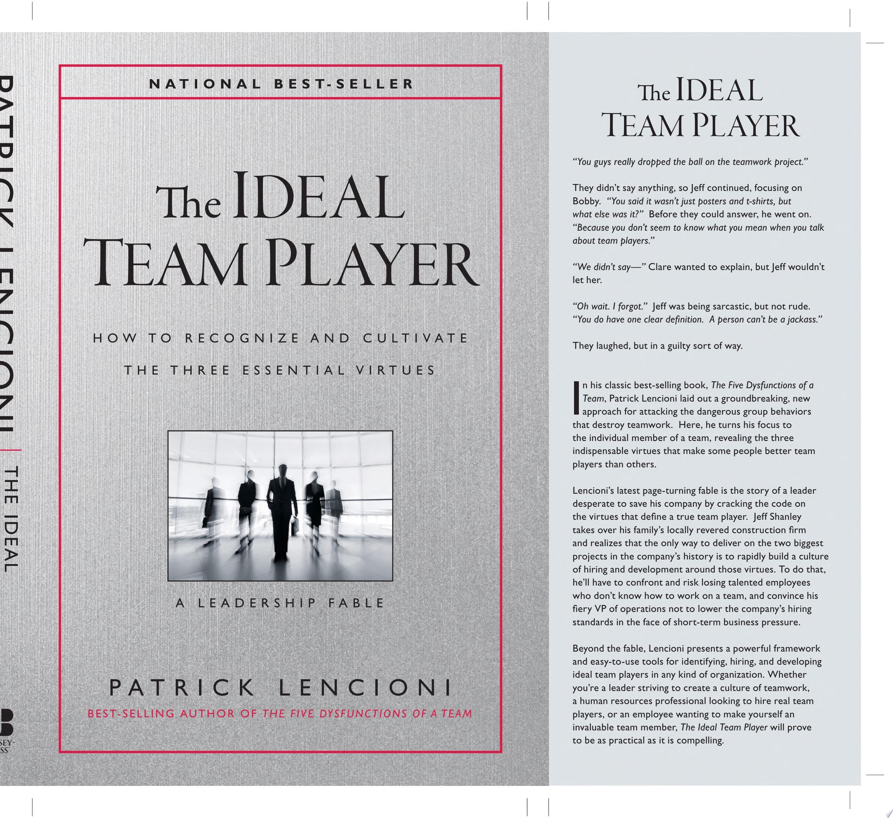 The Ideal Team Player How to Recognize and Cultivate The Three Essential Virtues book cover