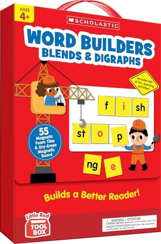 Little Red Tool Box: Phonics Tiles: Blends, Digraphs & More book cover