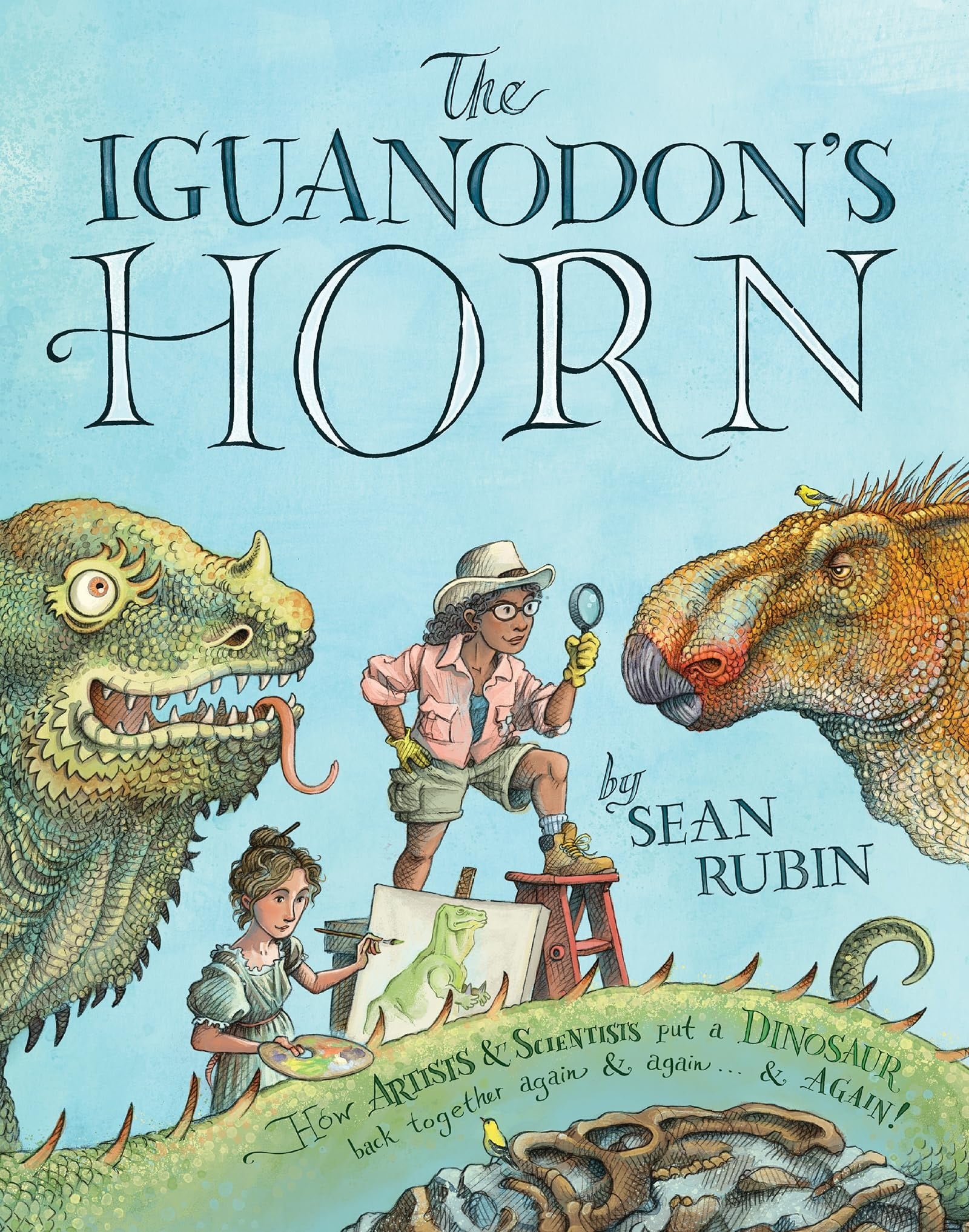 The Iguanodon's Horn How Artists and Scientists Put a Dinosaur Back Together Again and Again and Again book cover