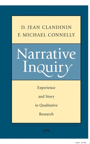 Narrative Inquiry Experience and Story in Qualitative Research book cover