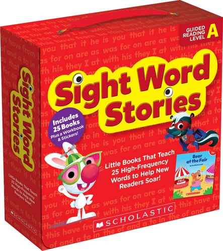 Sight Word Stories Little Books that Teach 25 High Frequency Words to Help New Readers Soar!. Guided reading level A book cover