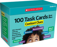 100 Task Cards in a Box: Context Clues