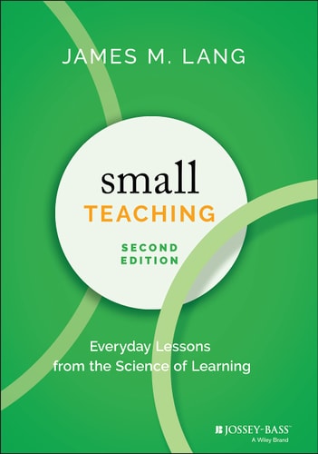 Small Teaching Everyday Lessons from the Science of Learning book cover