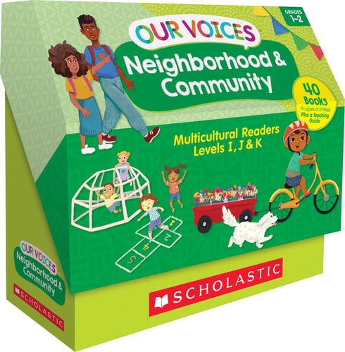 Our Voices: Neighborhood & Community (Multiple-Copy Set): Multicultural Readers for Levels I, J & K book cover