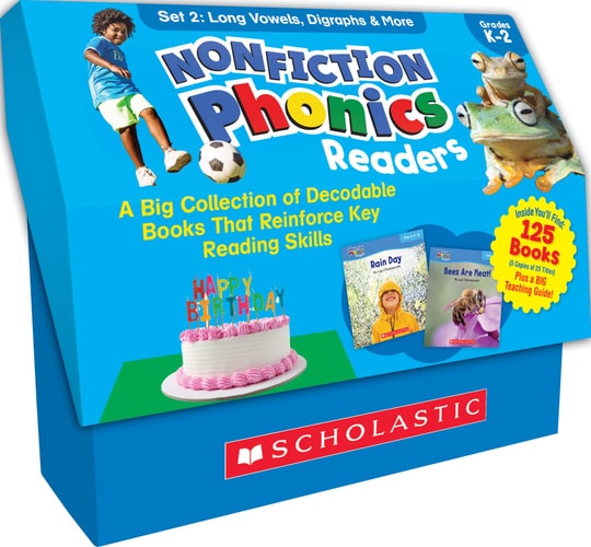 Nonfiction Phonics Readers Set 2: Long Vowels, Digraphs & More (Multiple-Copy Set) book cover