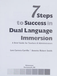 7 Steps to Success in Dual Language Immersion A Brief Guide for Teachers & Administrators