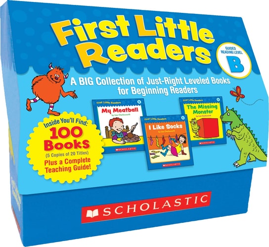 First Little Readers: Guided Reading Level B (Classroom Set) A Big Collection of Just-Right Leveled Books for Beginning Readers book cover