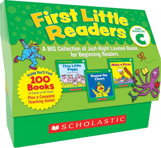 First Little Readers: Guided Reading Level C (Classroom Set) A Big Collection of Just-Right Leveled Books for Beginning Readers book cover