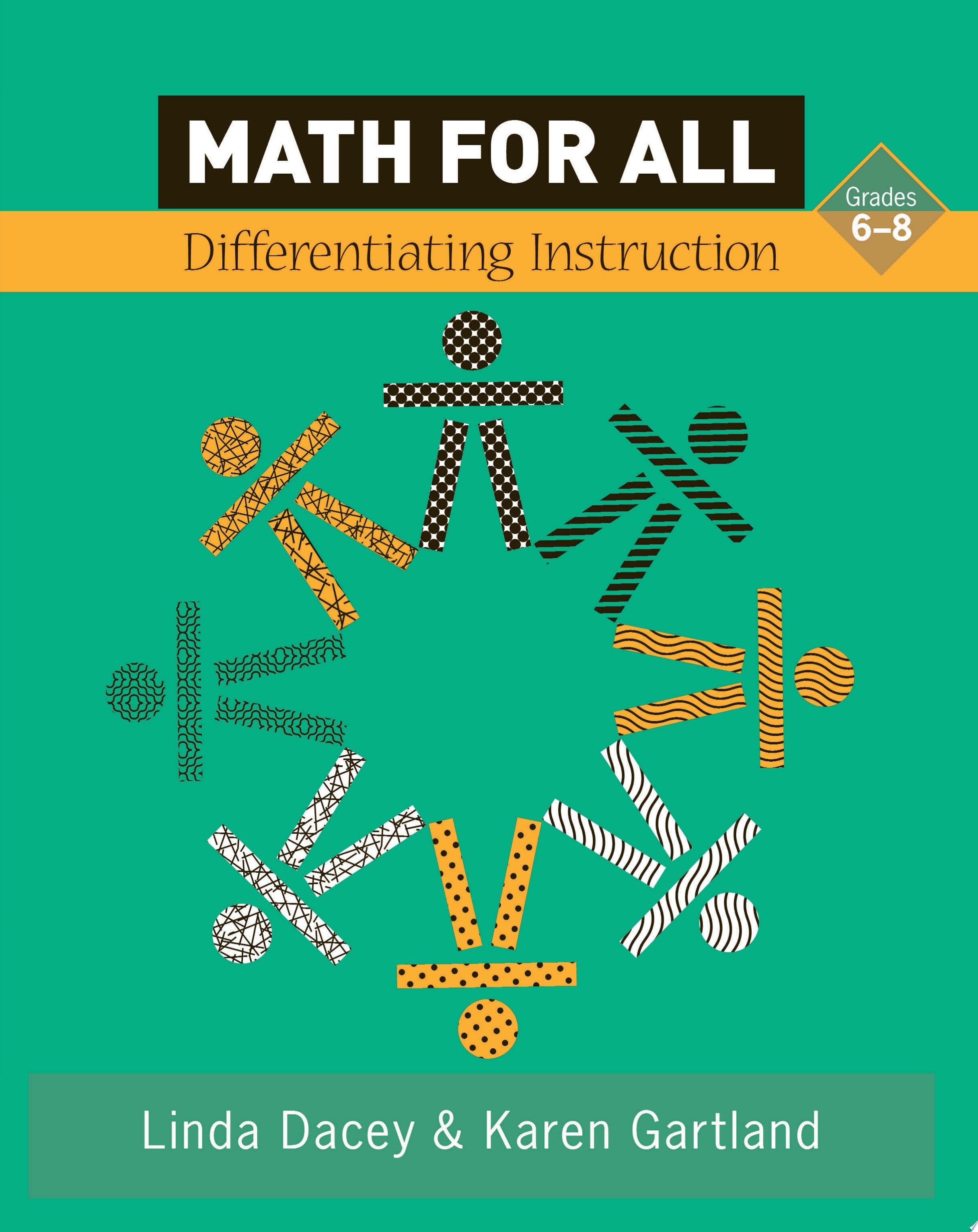 Math for All Differentiating instruction, grades 6-8 book cover