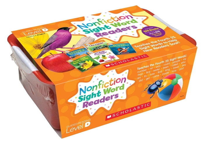 Nonfiction Sight Word Readers Guided Reading Level D (Classroom Set) Teaches the Fourth 25 Sight Words to Help New Readers Soar! book cover