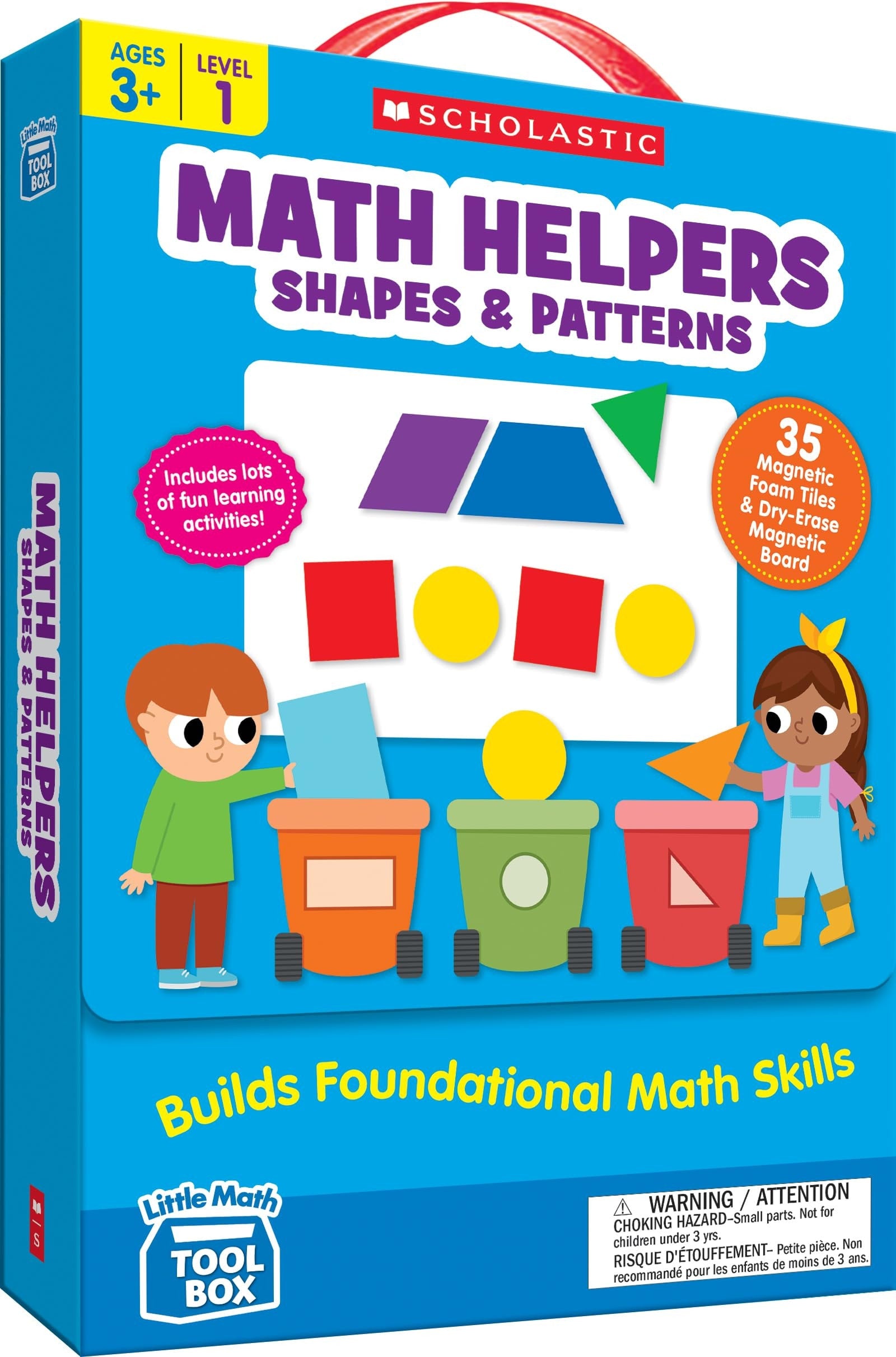 Little Math Tool Box: Math Helpers: Shapes & Patterns: Builds Foundational Math Skills book cover