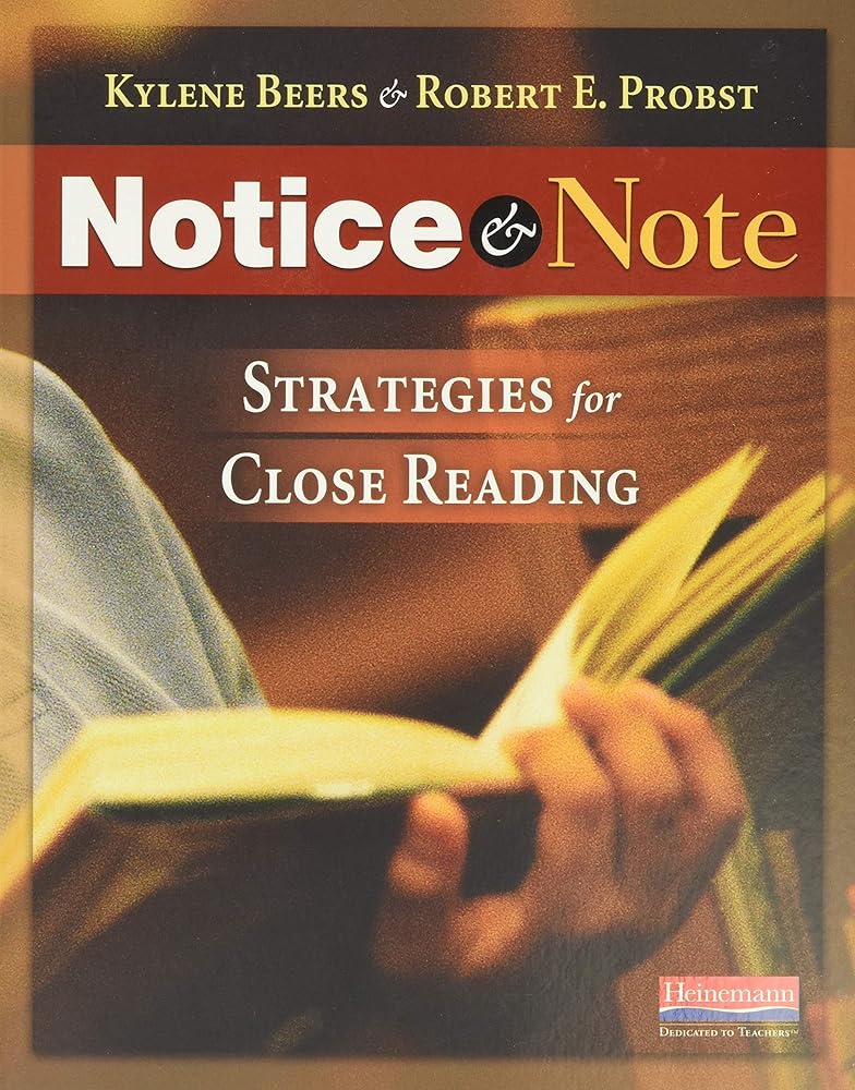 Notice & Note: Strategies for Close Reading (Notice & Note Series) cover image