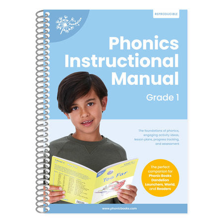 Phonic Books Dandelion Instructional Manual Grade 1 book cover