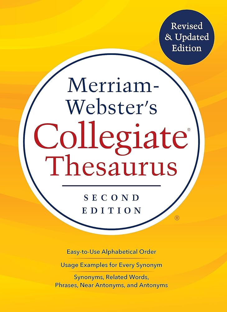 Merriam-Webster's Collegiate Thesaurus, Newest Edition (Hardcover) cover image