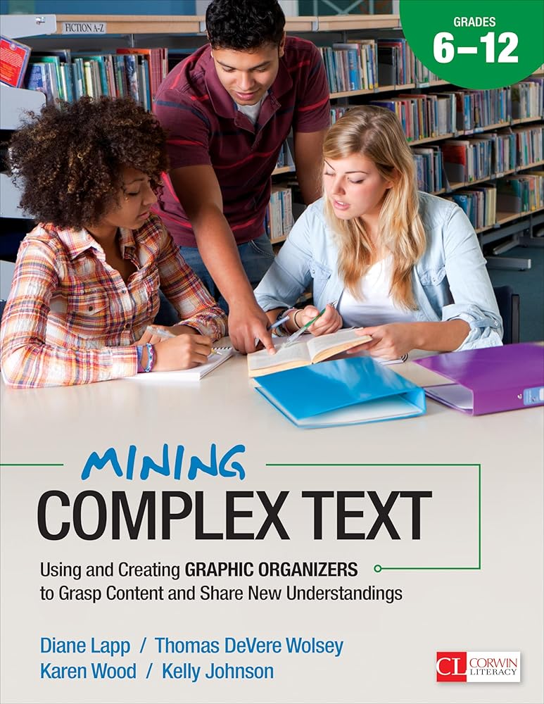Mining Complex Text, Grades 6-12: Using and Creating Graphic Organizers to Grasp Content and Share New Understandings (Corwin Literacy) cover image