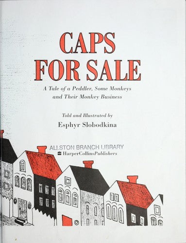 Caps for sale book cover