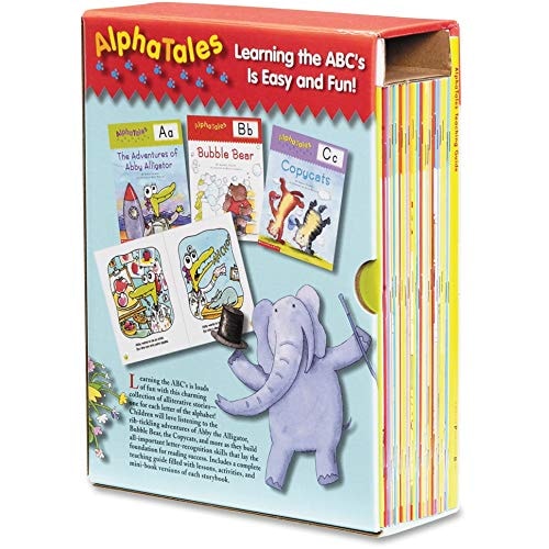 AlphaTales A Set of 26 Irresistible Animal Storybooks That Build Phonemic Awareness & Teach Each Letter of the Alphabet book cover