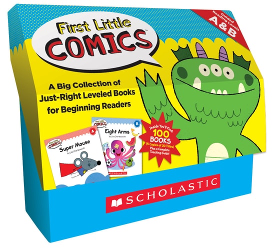 First Little Comics Guided Reading Levels A & B A Big Collection of Just-right Leveled Books for Beginning Readers book cover