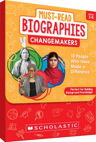 Must-Read Biographies: Change Makers: Knowledge-Building Stories of 10 People Who Have Made a Difference book cover