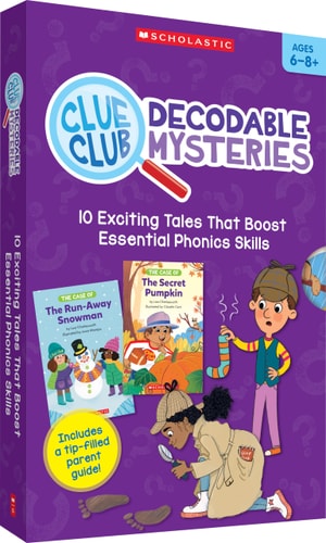 Clue Club Decodable Mysteries (Single-Copy Set) 10 Exciting Tales That Boost Essential Phonics Skills book cover