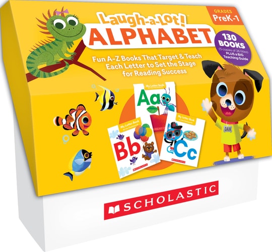 Laugh-a-Lot Alphabet Books (Multi-Copy Set): Fun A–Z Books That Target & Teach Each Letter to Set the Stage for Reading Success book cover