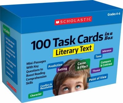 100 Task Cards in a Box: Literary Text book cover