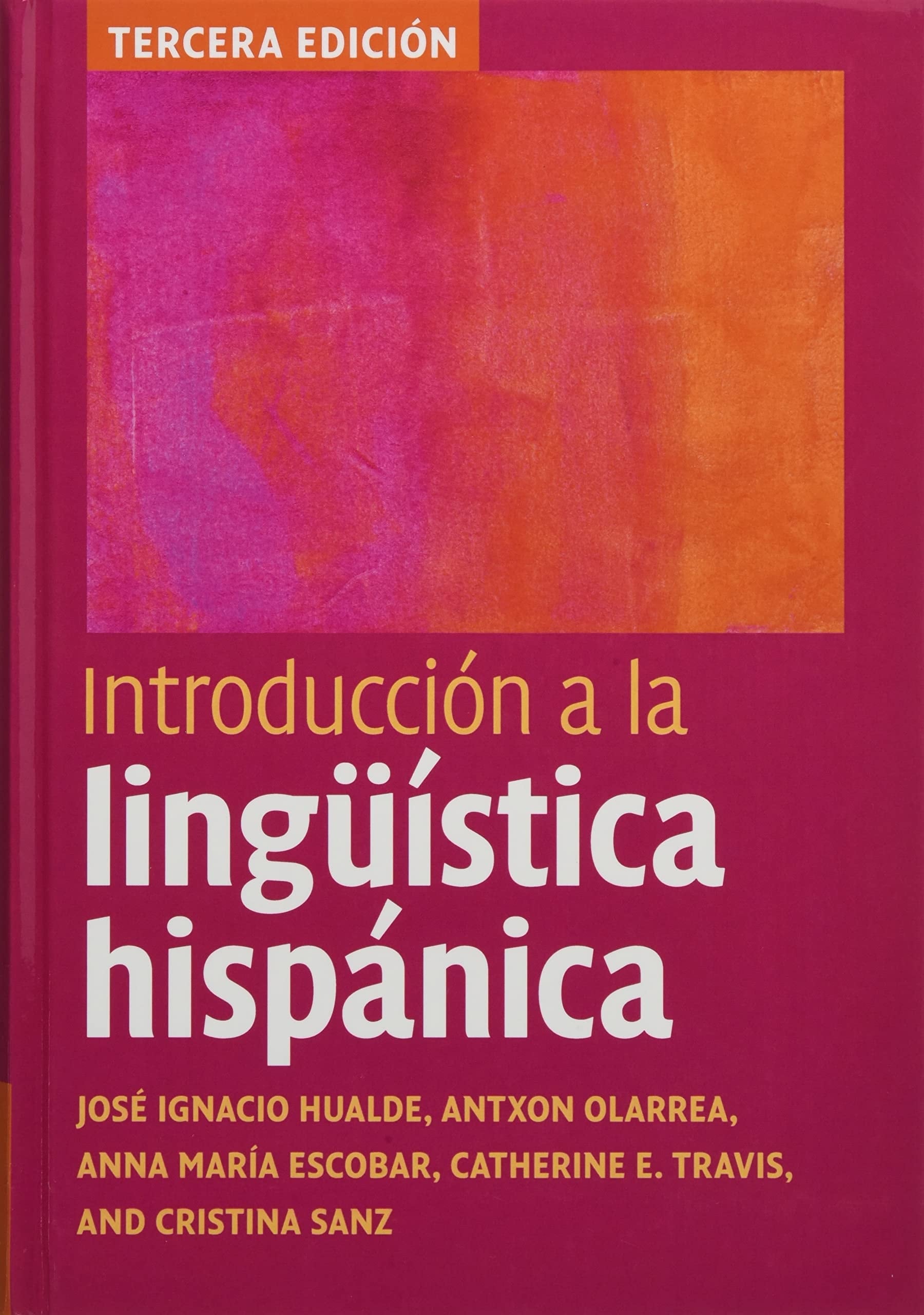 Introducción a la lingüística hispánica book cover
