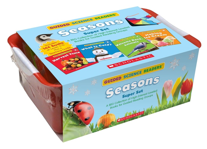 Guided Science Readers Super Set: Seasons A Big Collection of High-Interest Leveled Books for Guided Reading Groups book cover