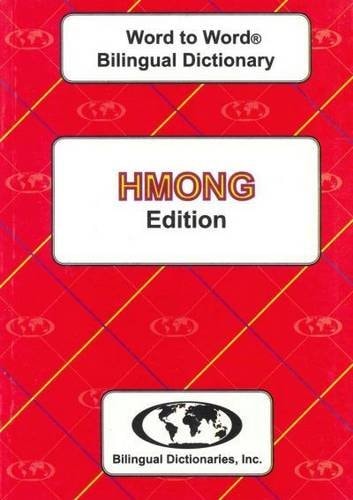 Hmong Word to Word® Bilingual Dictionary book cover