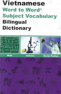 English-Vietnamese & Vietnamese-English Word-to-Word Dictionary Maths, Science & Social Studies - Suitable for Exams