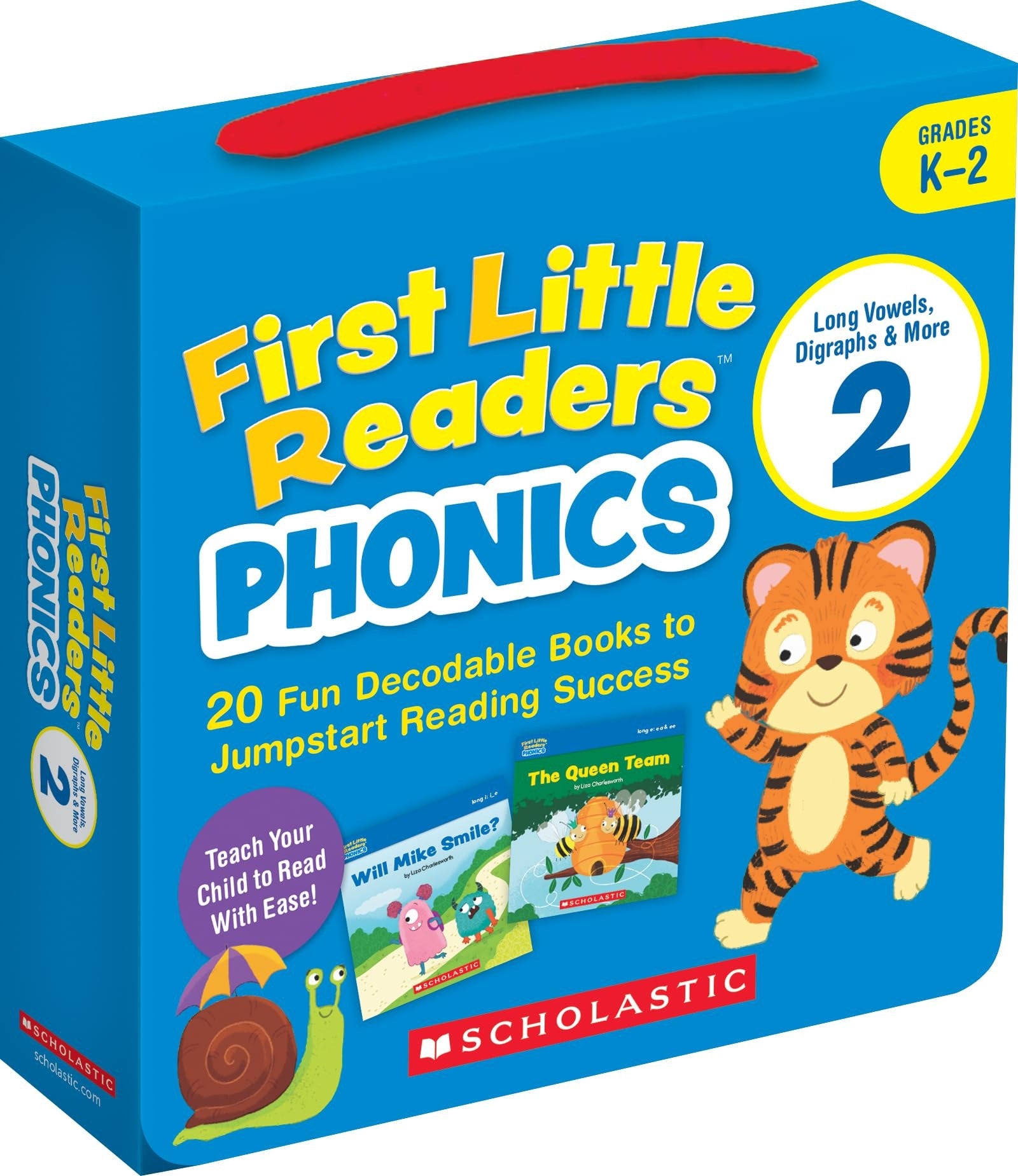 First Little Readers: Phonics Set 2 / Long Vowels, Digraphs & More (Single-Copy Set): 20 Decodable Books for Beginning Readers book cover
