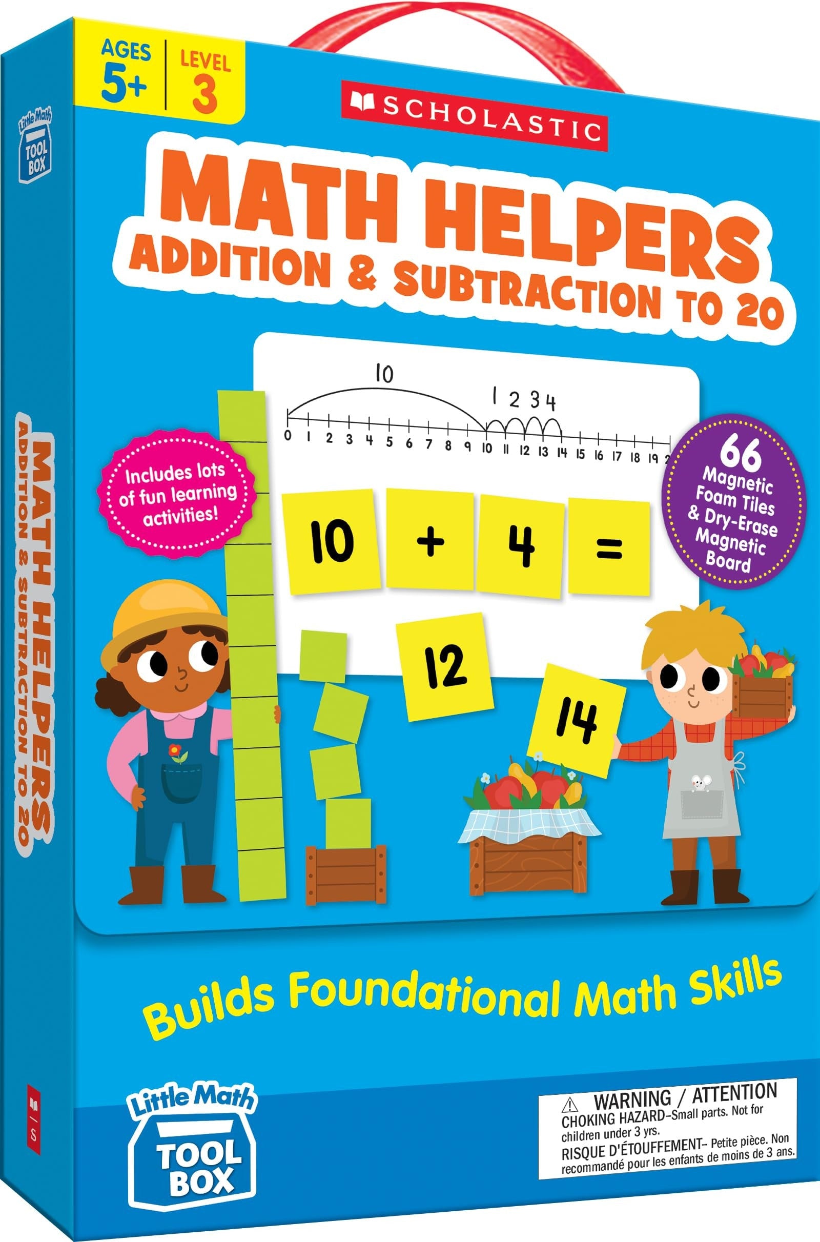 Little Math Tool Box: Math Helpers: Addition & Subtraction to 20: Builds Foundational Math Skills book cover