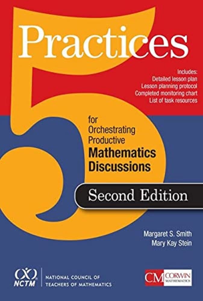 5 Practices for Orchestrating Productive Mathematics Discussions book cover