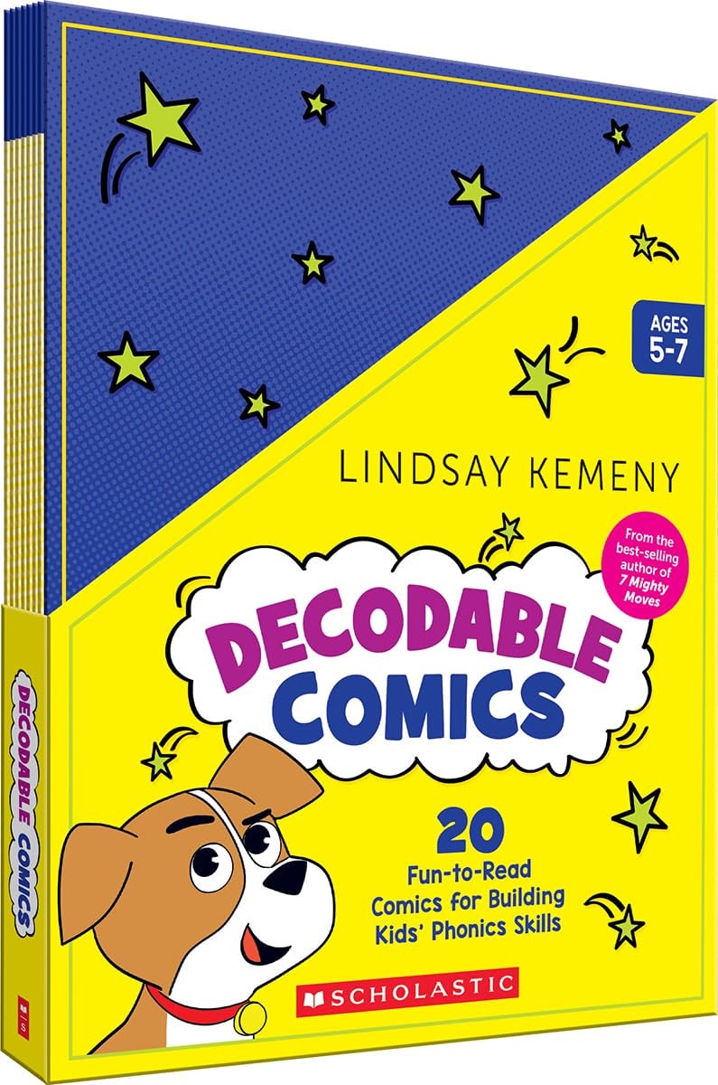 Decodable Comics (Single-Copy Set): 20 Fun-To-Read Comics for Building Kids' Phonics Skills book cover