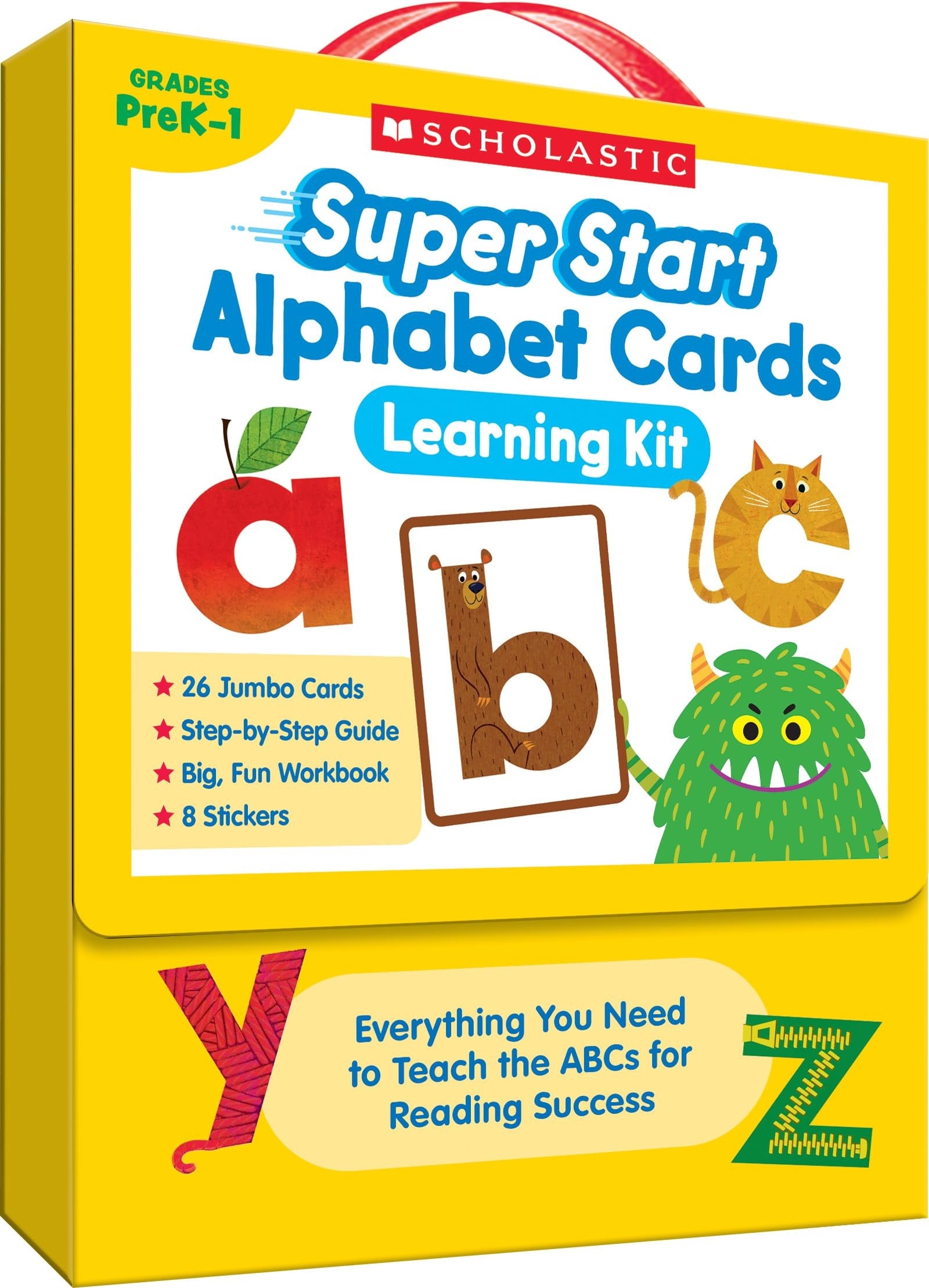 Super Start Alphabet Cards Learning Kit: Everything You Need to Teach the ABCs for Reading Success book cover
