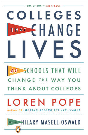 Colleges That Change Lives book cover