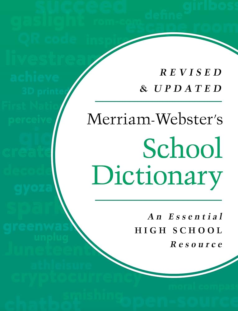 Merriam-Webster's School Dictionary - High School Dictionary - Perfect for SAT, ACT, & Other Standardized Test Prep cover image