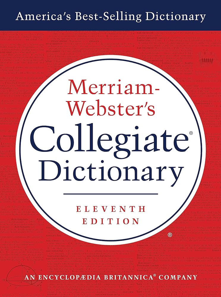 Merriam-Webster's Collegiate Dictionary, 11th Edition, Jacketed Hardcover, Indexed cover image