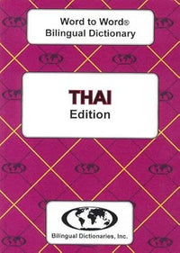 Thai edition Word To Word Bilingual Dictionary