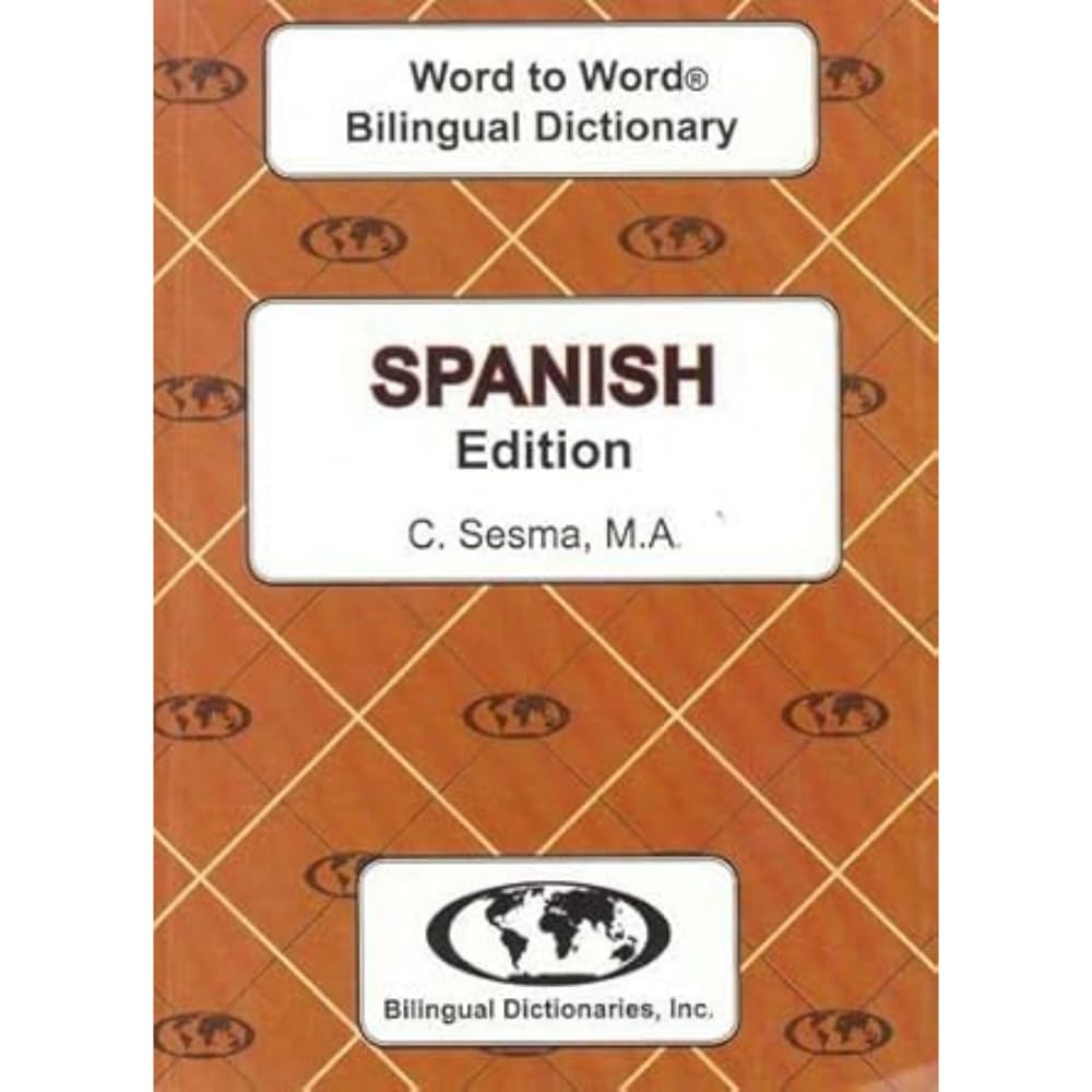 Spanish edition Word To Word Bilingual Dictionary cover image