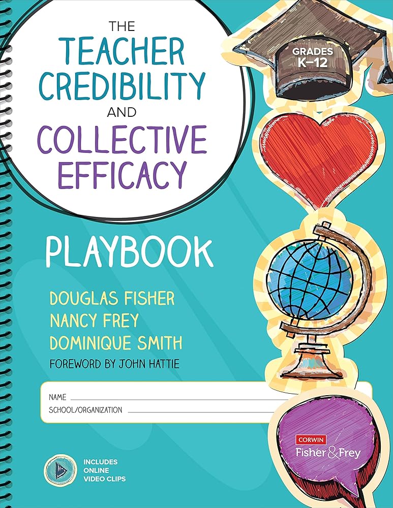The Teacher Credibility and Collective Efficacy Playbook, Grades K-12 (Corwin Literacy) cover image