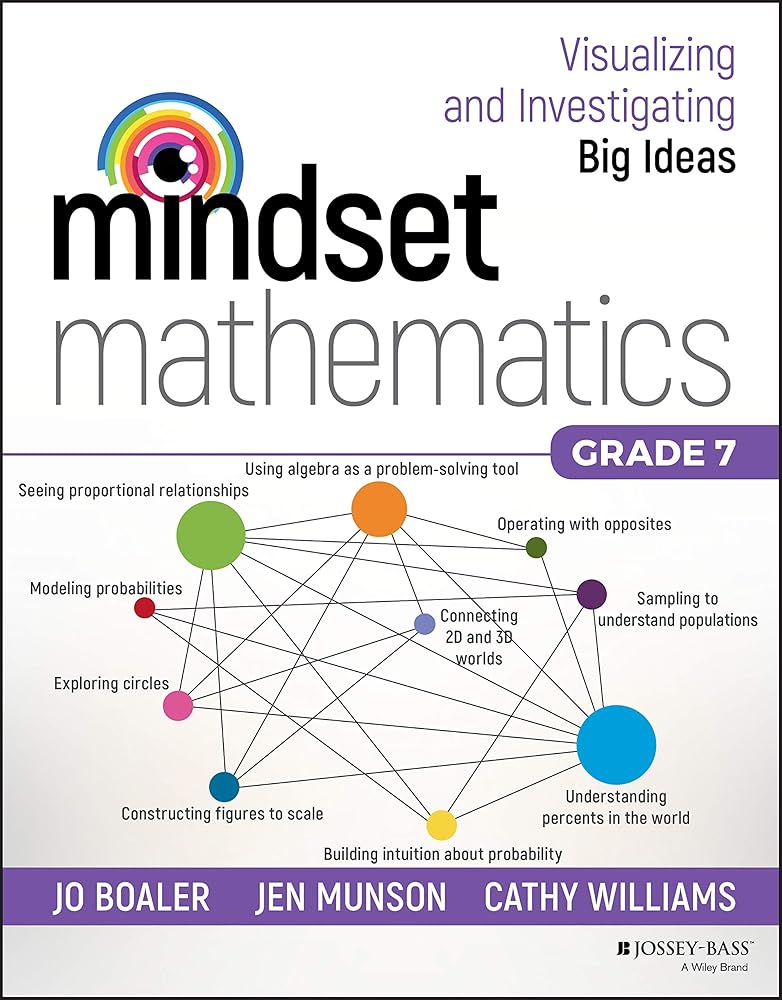 Mindset Mathematics: Visualizing and Investigating Big Ideas, Grade 7 cover image