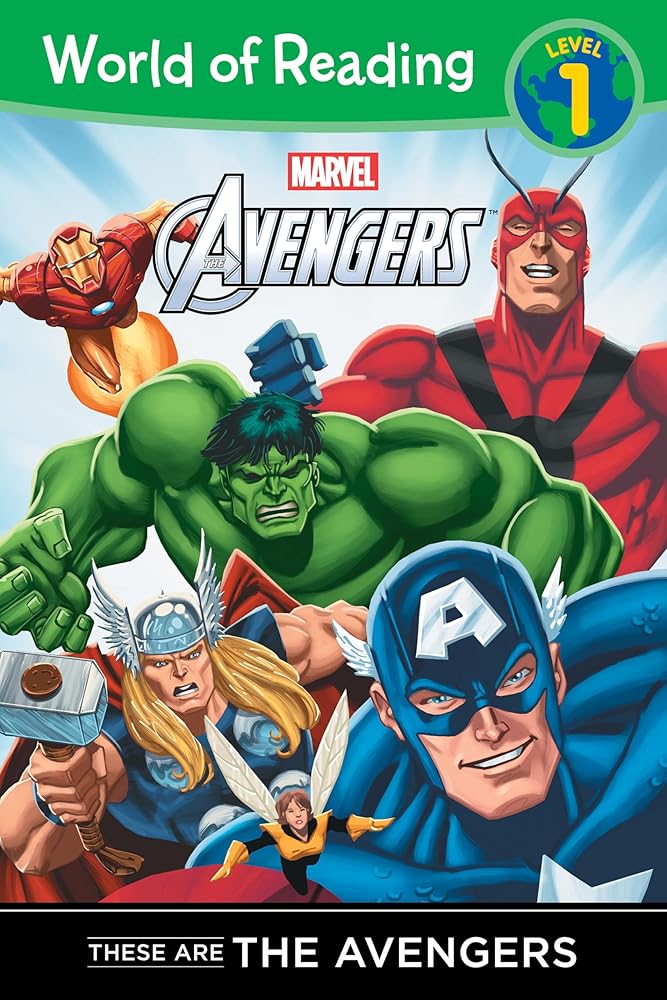 These are The Avengers Level 1 Reader (World of Reading) cover image