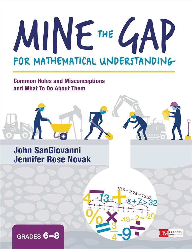 Mine the Gap for Mathematical Understanding, Grades 6-8: Common Holes and Misconceptions and What To Do About Them (Corwin Mathematics Series) cover image