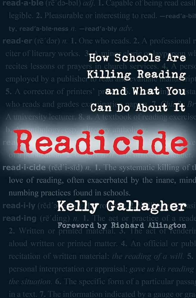 Readicide: How Schools Are Killing Reading and What You Can Do About It cover image