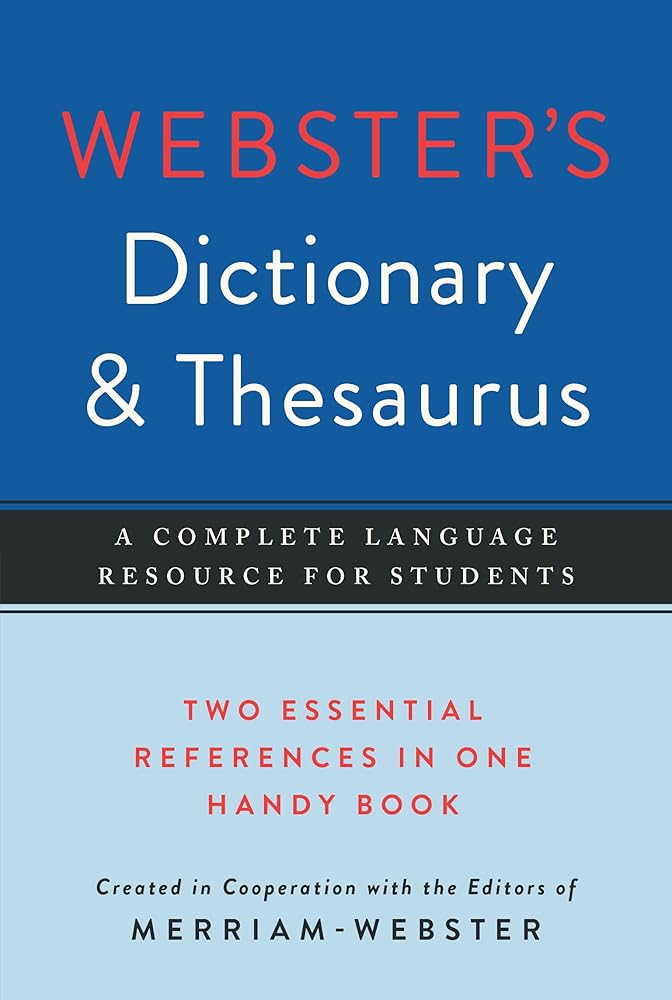 Webster's Dictionary & Thesaurus, Newest Edition cover image
