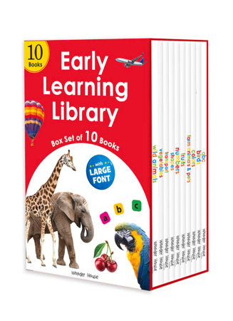 Early Learning Library - Box Set of 10 Books : Big Board Books Series (Large Font) book cover